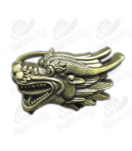 Dragon Head Antique Brass